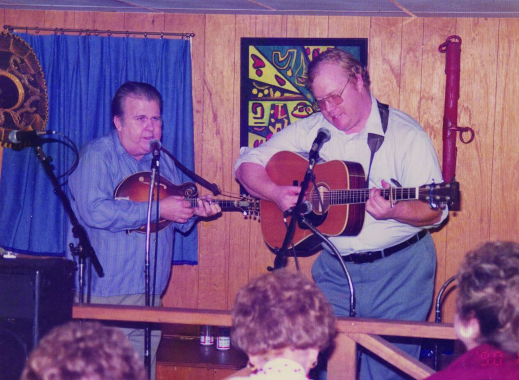 Buzz Busby and Tom Mindte in 1988