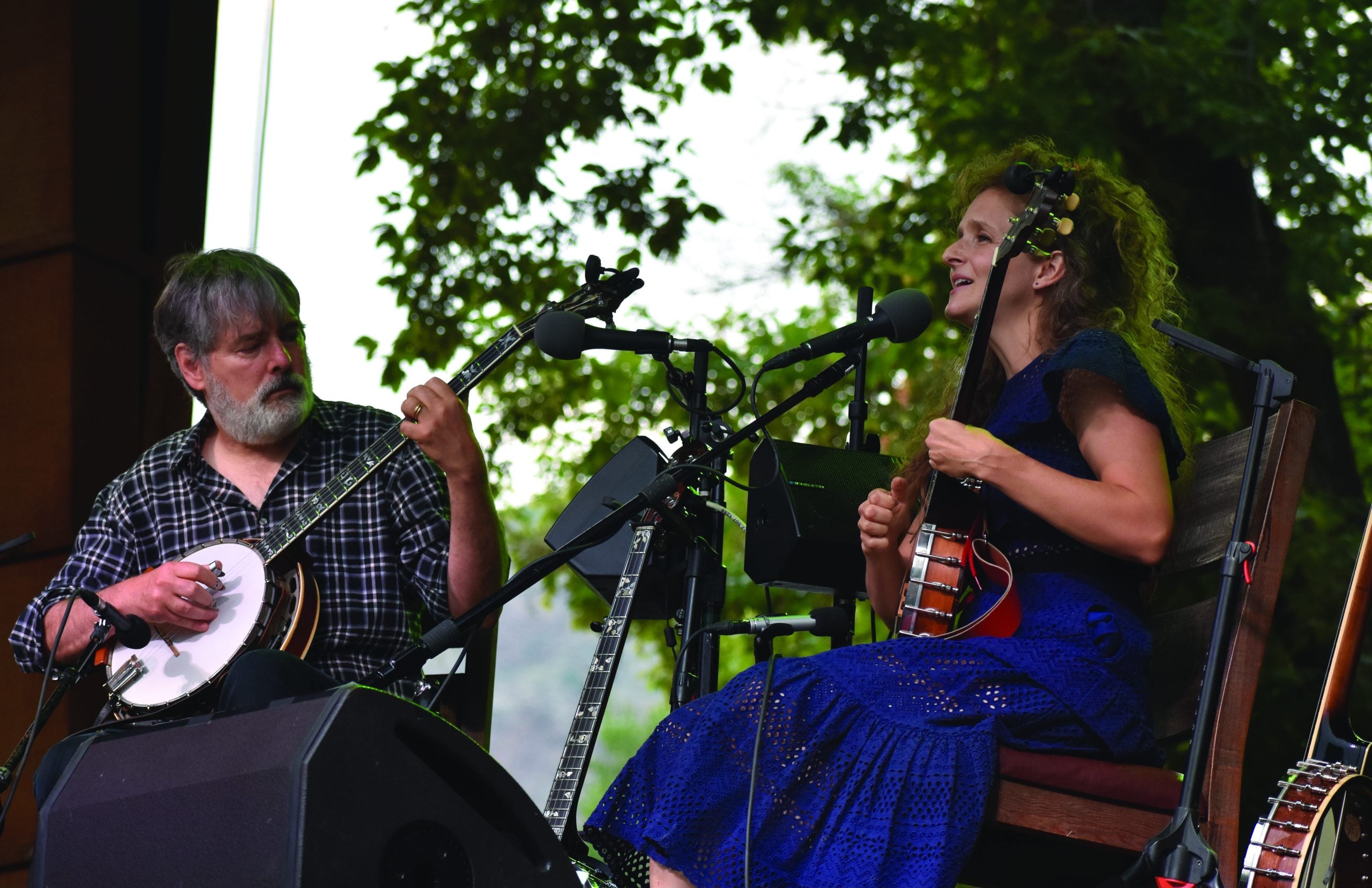 Béla Fleck and Abigail Washburn.  Photo by Kevin Slick