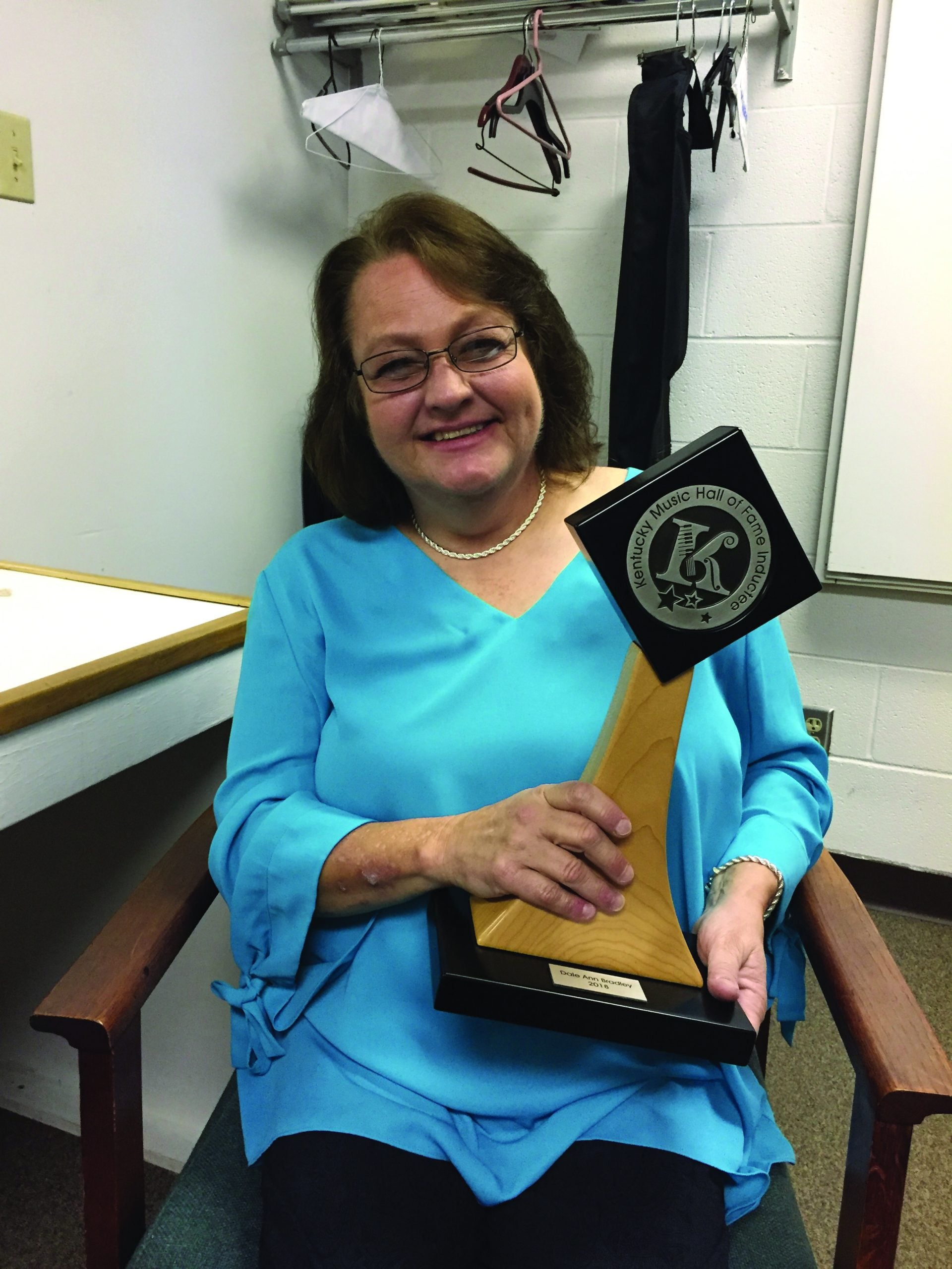 Dale Ann Bradley was inducted into the Kentucky Music Hall of Fame in 2018