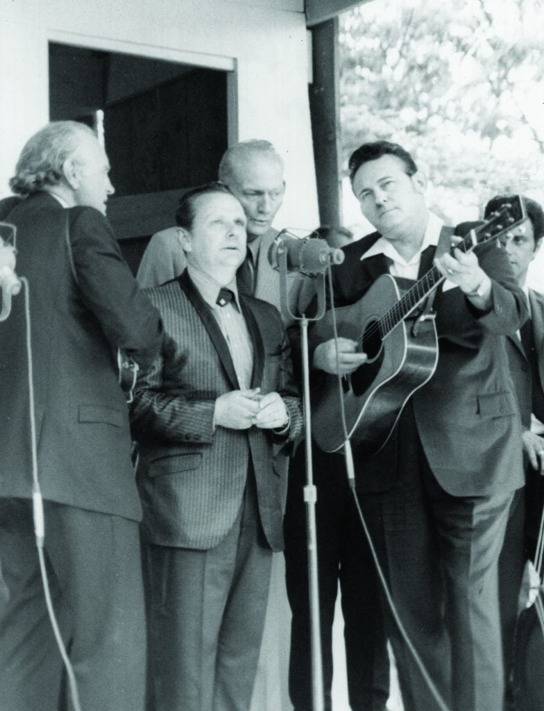 Bill Monroe, Ralph Stanley, Red Smiley, and Don Reno