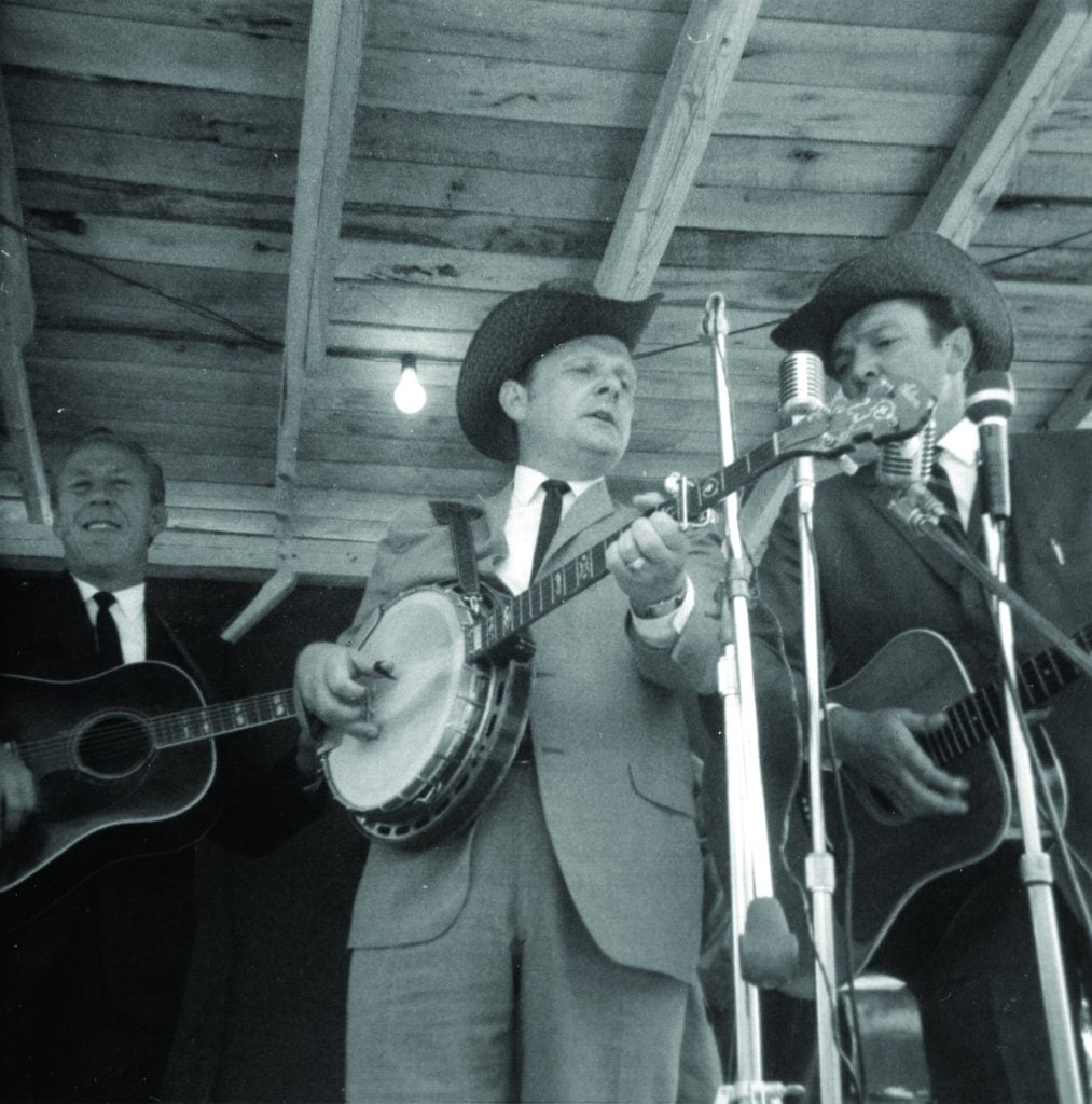 George Shuffler with Ralph and Carter Stanley, 1965.  Photo by Jack Lund    
