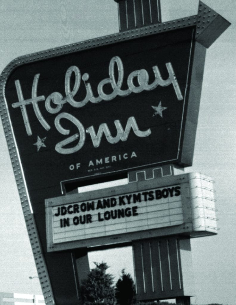 Marquee at the Holiday Inn in Lexington, Kentucky.