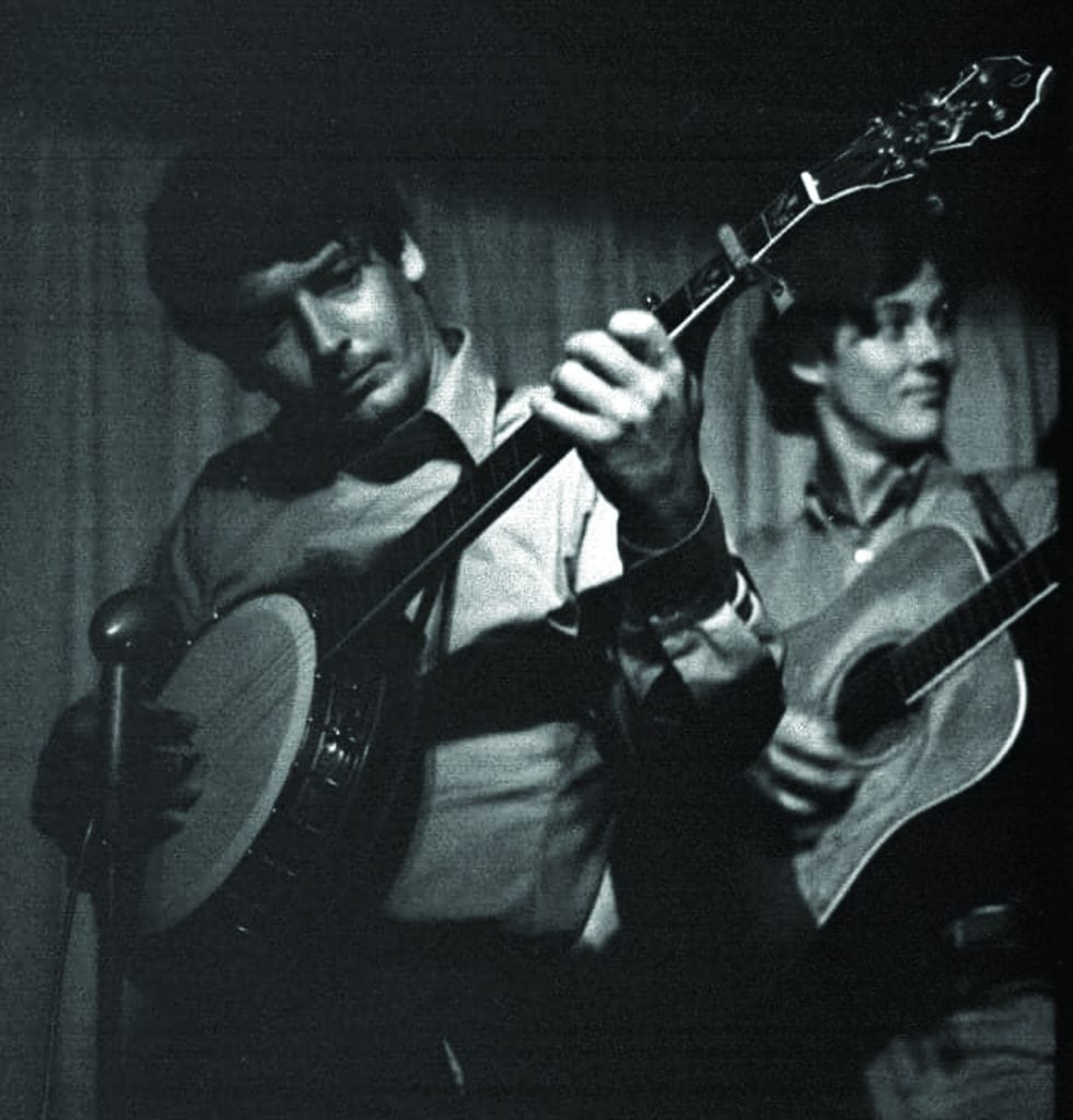 Buddy Spurlock and Tony Rice. Photo courtesy of Frank Godbey.