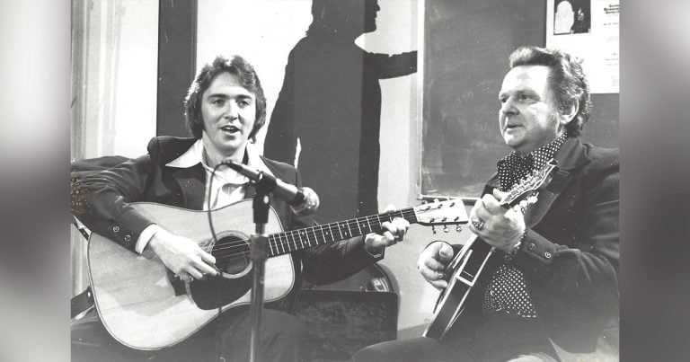 Keith Whitley singing with Ralph Stanley