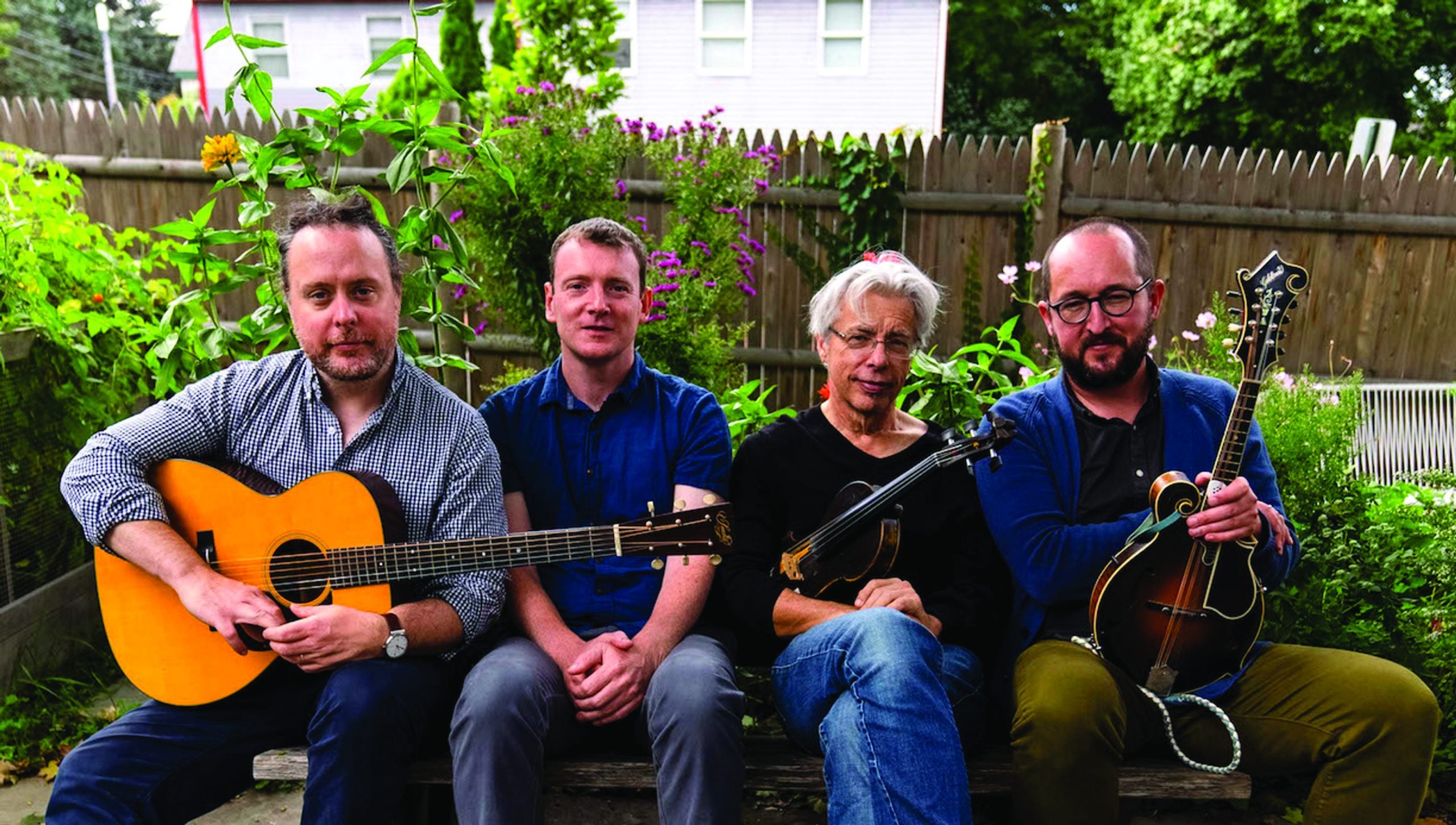 Mr. Sun (left to right): Grant Gordy, Aidan O’Donnell, Darol Anger, Joe K. Walsh Photo by Dylan Ladds