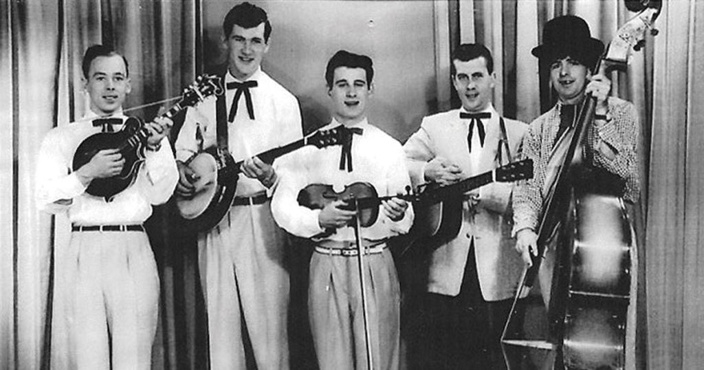 The York County Boys, ca. 1955. Left to right: Rex Yetman, “Big John” McManaman, Brian Barron, Mike Cameron, and Alfred “Dusty” Leger.