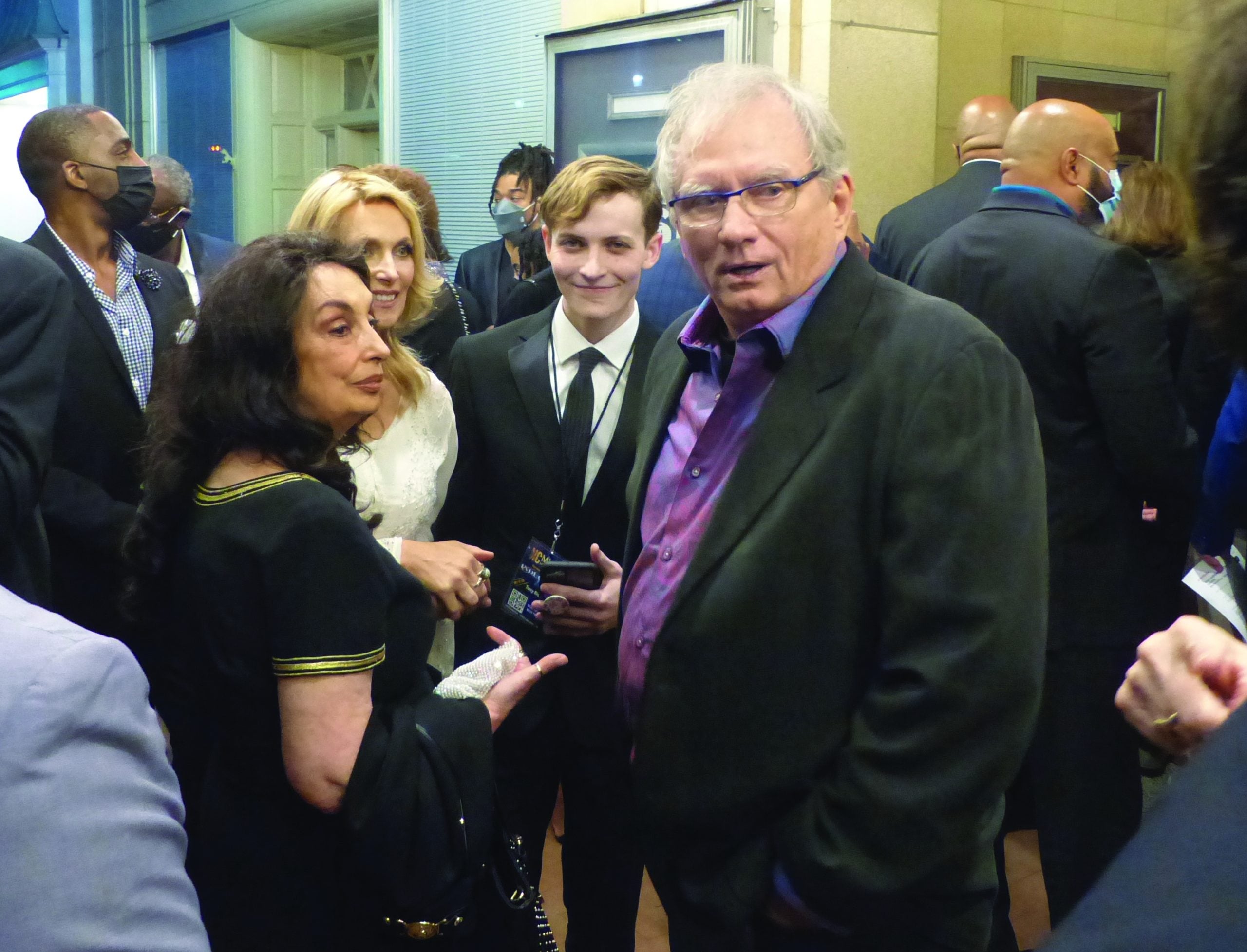 Pam Rice and Milton Harkey at the event. 
