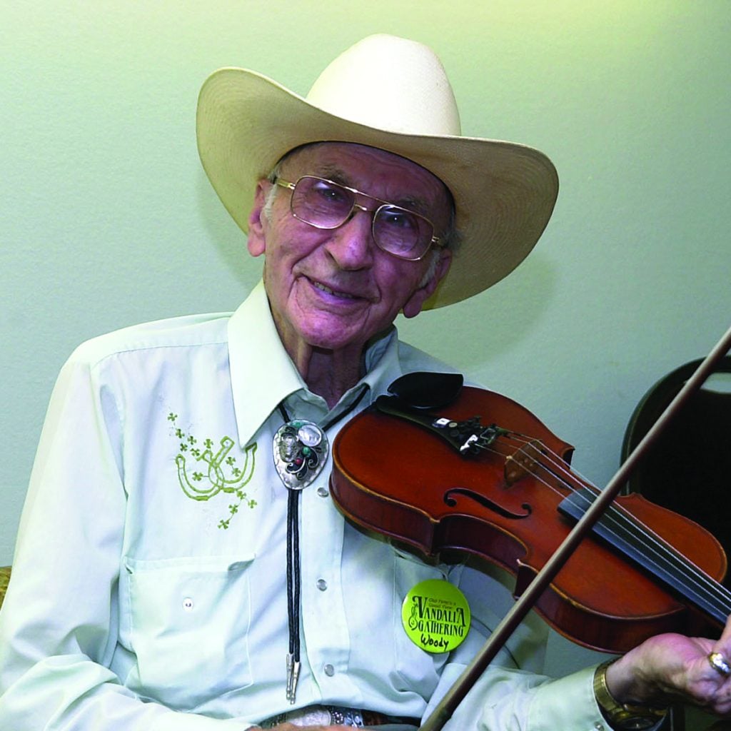 West Virginia fiddler Woody Simmons