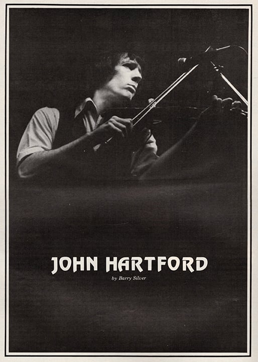 Black and white photo of John Hartford