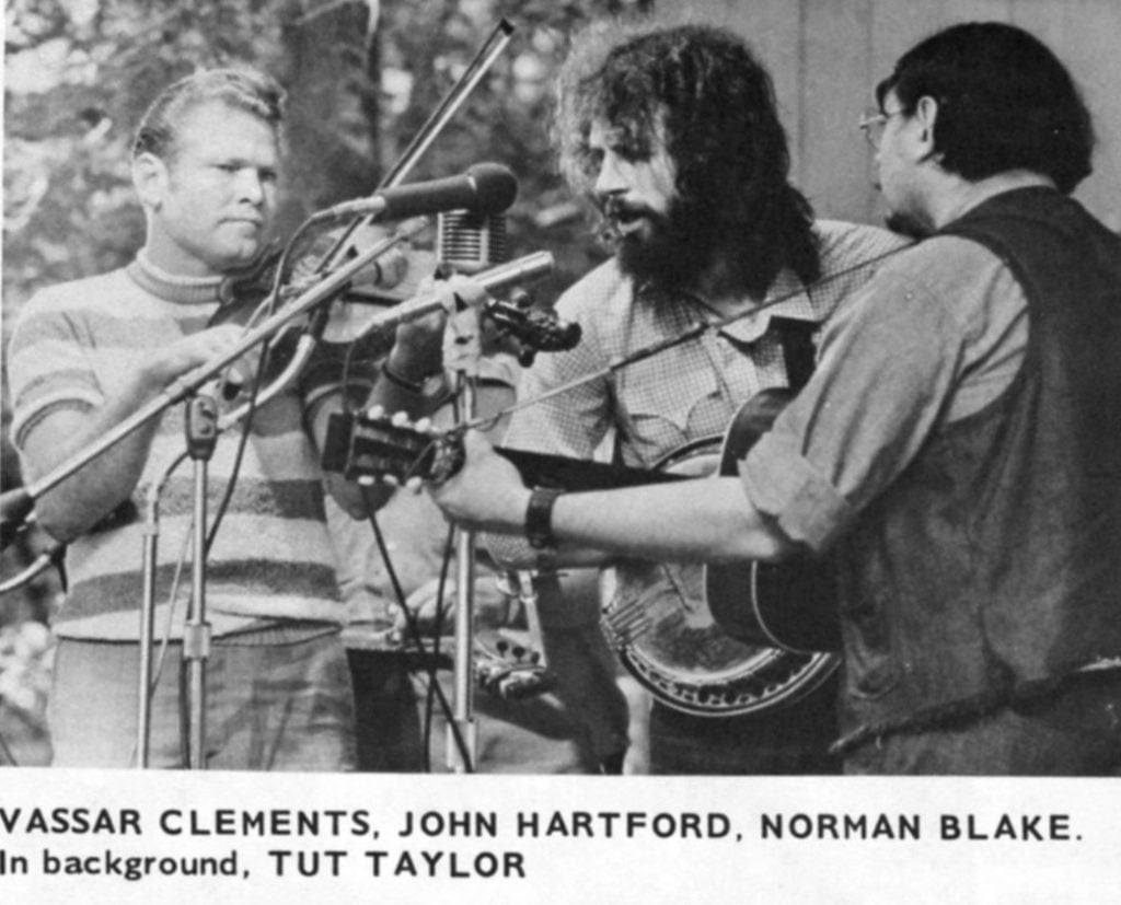 Vassar Clements, John Hartford, Norman Blake.