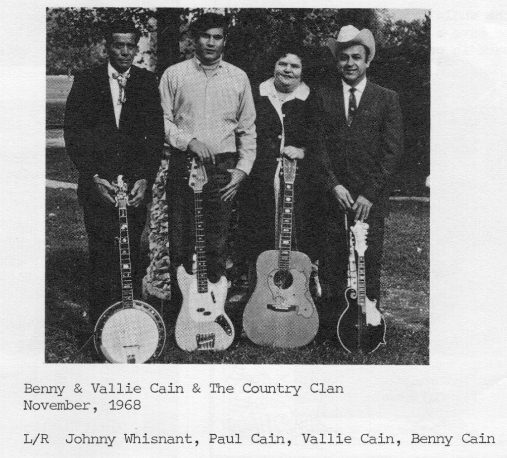 Benny & Vallie Cain & The Country Clan 1968