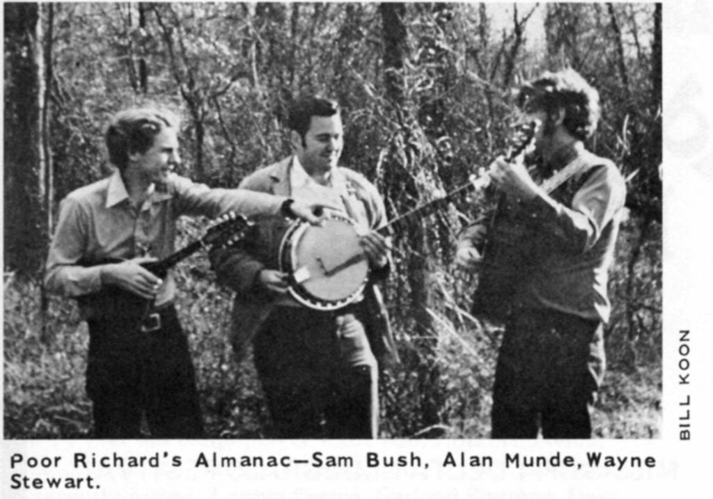 Poor Richard's Almanac – Sam Bush, Alan Munde, Wayne Stewart.