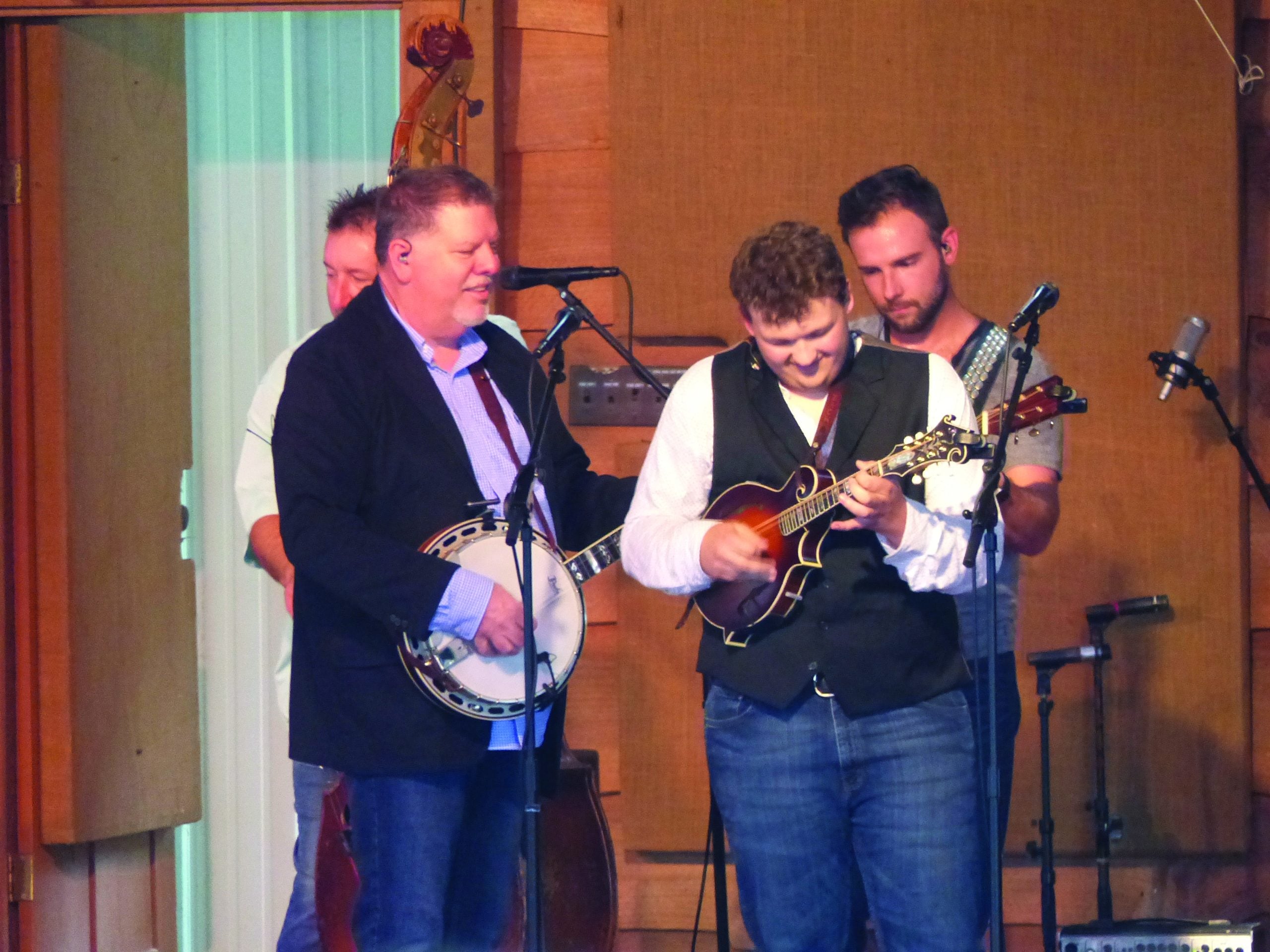 Steve performing with Sideline