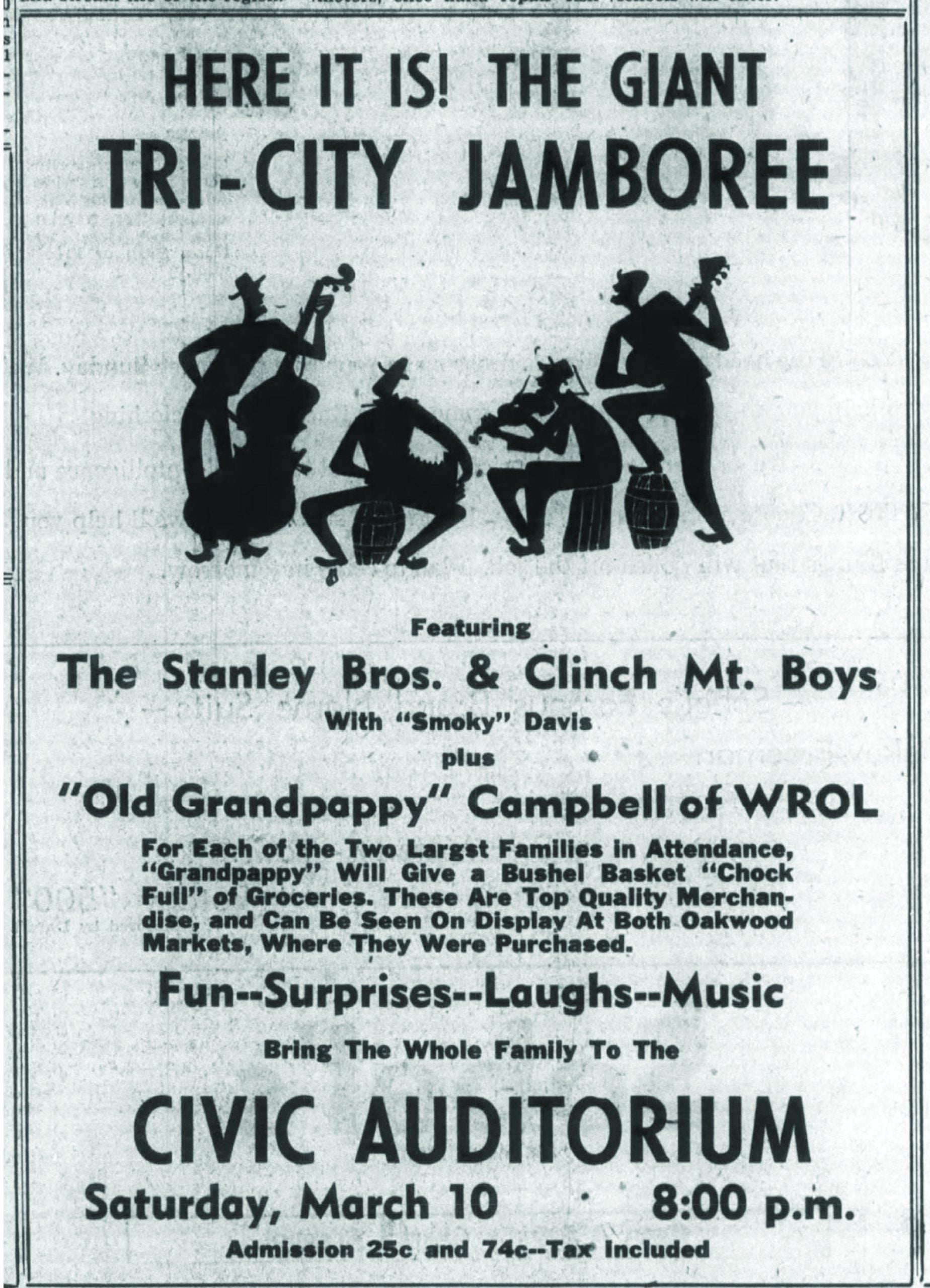  Advertisement from the Kingsport Times-News,  Sunday March 4, 1951.