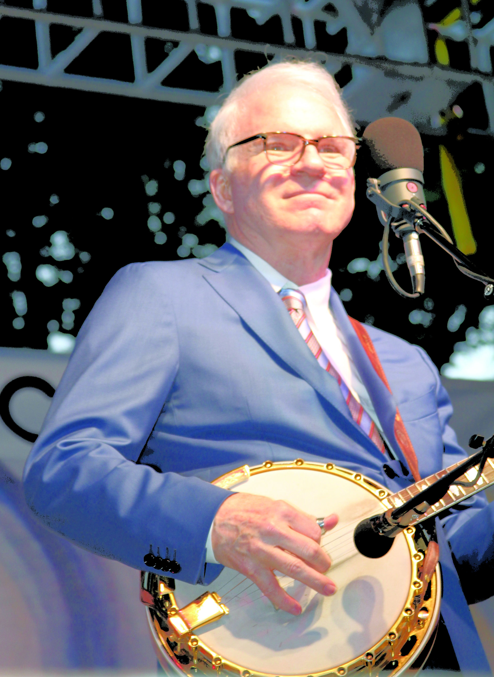 Steve Martin playing banjo