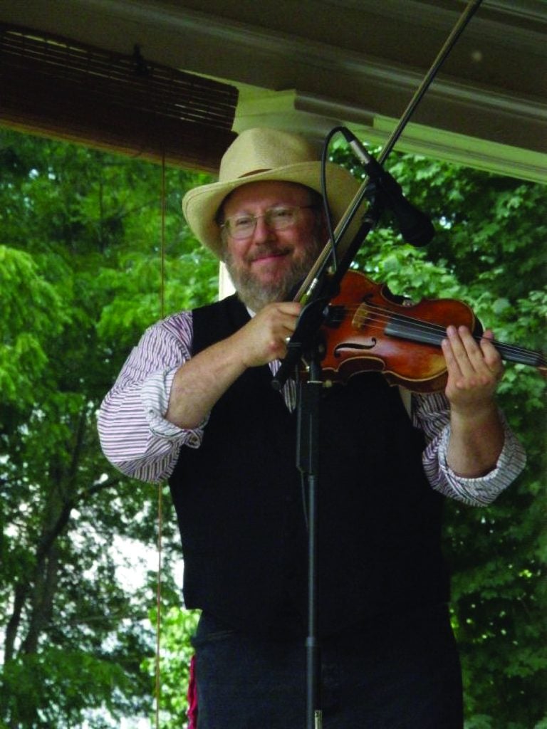 Lower:  Tad Marks at the Pennypacker Mills Ice Cream Social, 2012