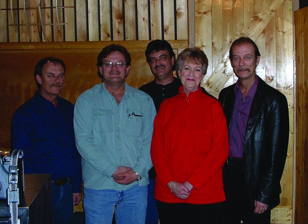 The Rice Borthers with their Mother, Louise