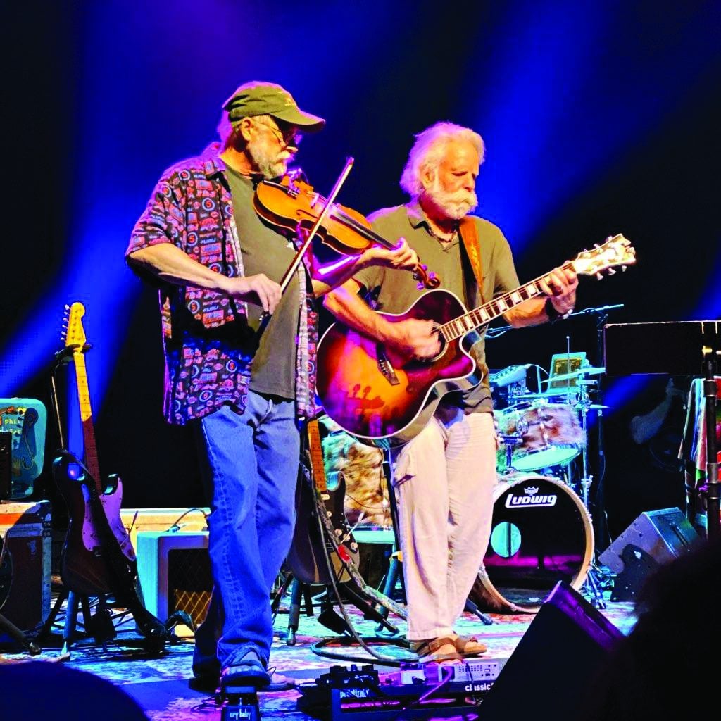 Phil Salazar with Bob Weir