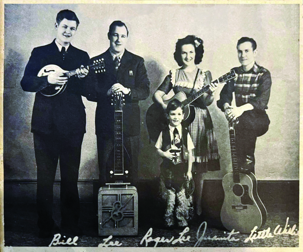 Lee Moore and the Sandy Valley Gang, ca. 1944/’45. 
Photo courtesy of Matthew Madden.
