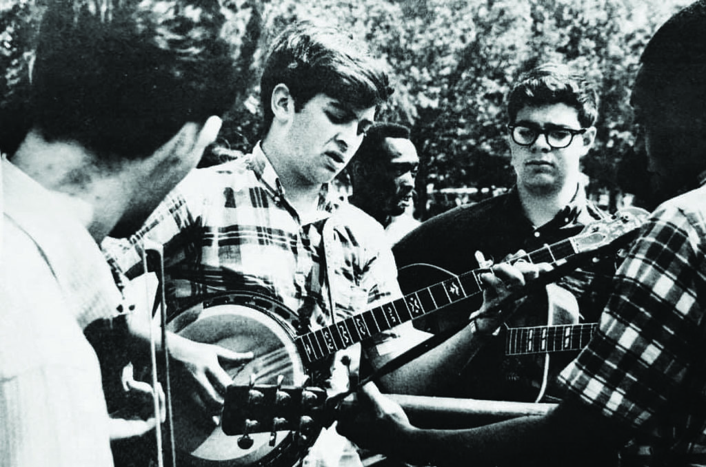 Washington Square during the mid-1960s with Marc Horowitz, Marty Cutler and Richie Brown