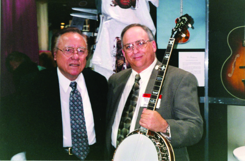 Marc Horowitz and Earl Scruggs.  Photo Courtesy of Marc Horowitz