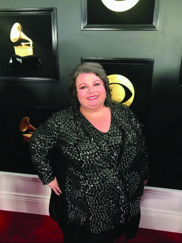 Tina Adair at the Grammy Awards