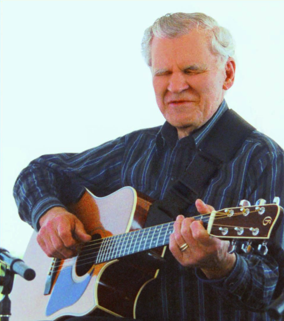Doc Watson performing at Merlefest.
Photo by Dan Miller
