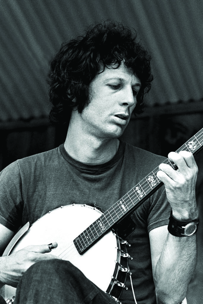John Hartford playing banjo at the Country Gentlemen’s Bluegrass Festival, Escoheag, RI in 1973. Photo by Phil Zimmerman, Bluegrass Music Hall of Fame & Museum collection.