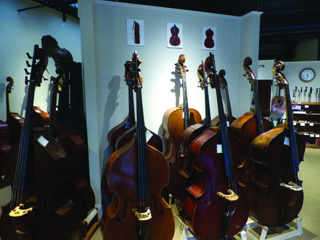 Bass Violin’s Front Showroom.
Photo by Gary Hatley