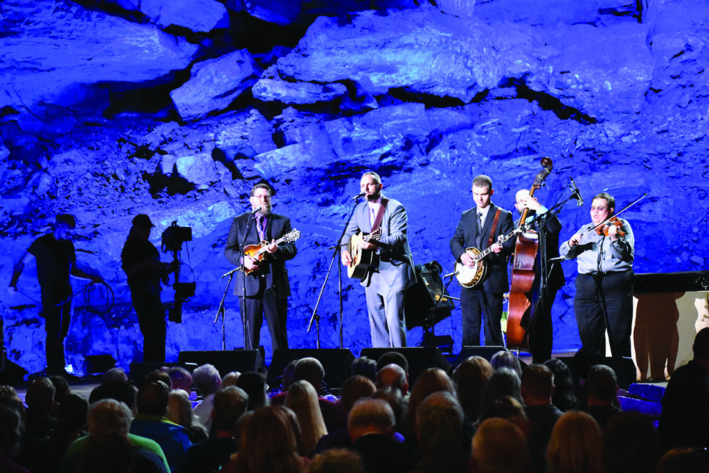 Michael Cleveland and Flamekeeper performing at The Caverns.
Photo Courtesy of East Public Relations