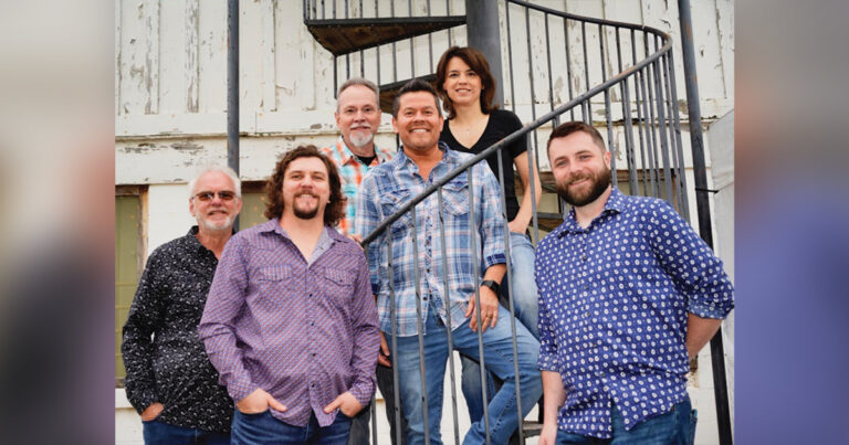 The Grascals (left to right)—Terry Smith, Jamie Harper, Danny Roberts, Jamie Johnson, Kristin Scott Benson and John Bryan. Photo by Larry Bunn