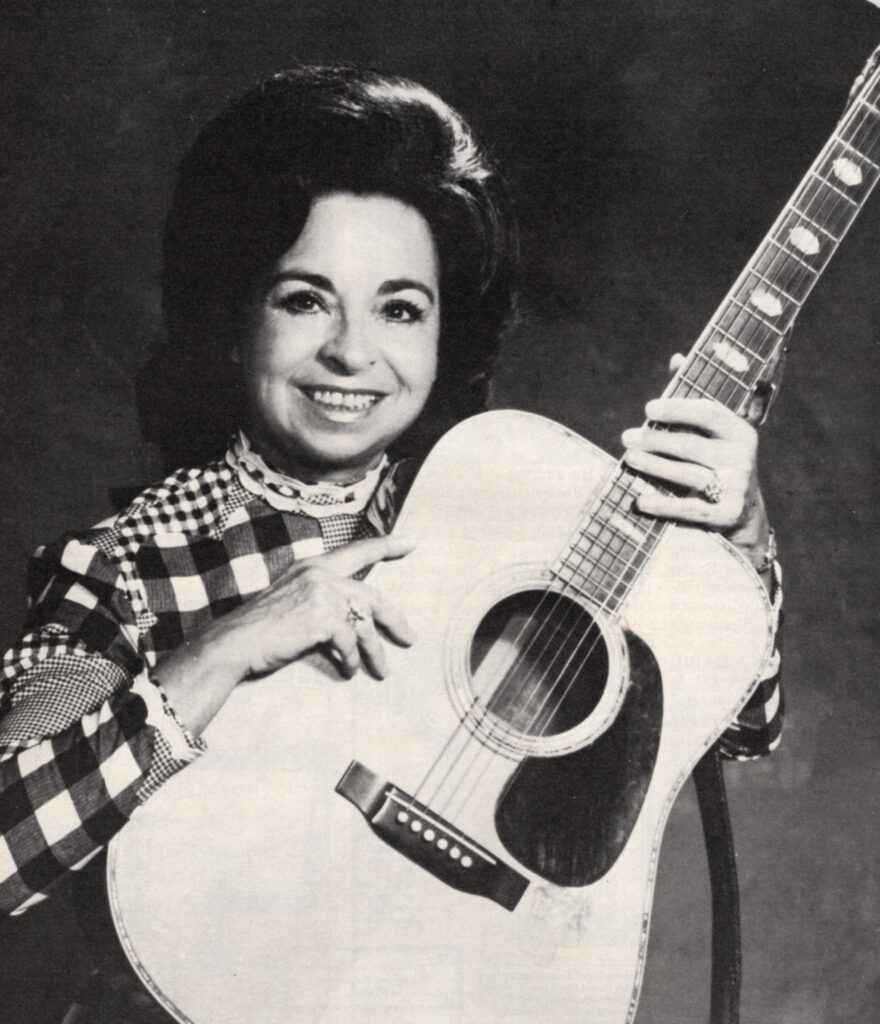 Wilma Lee Cooper.  Photo Bluegrass Unlimited Archives