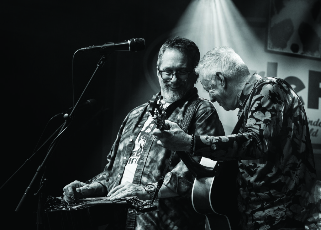 Jerry Douglas and Tommy Emmanuel.
Photo by Matt Guerrant