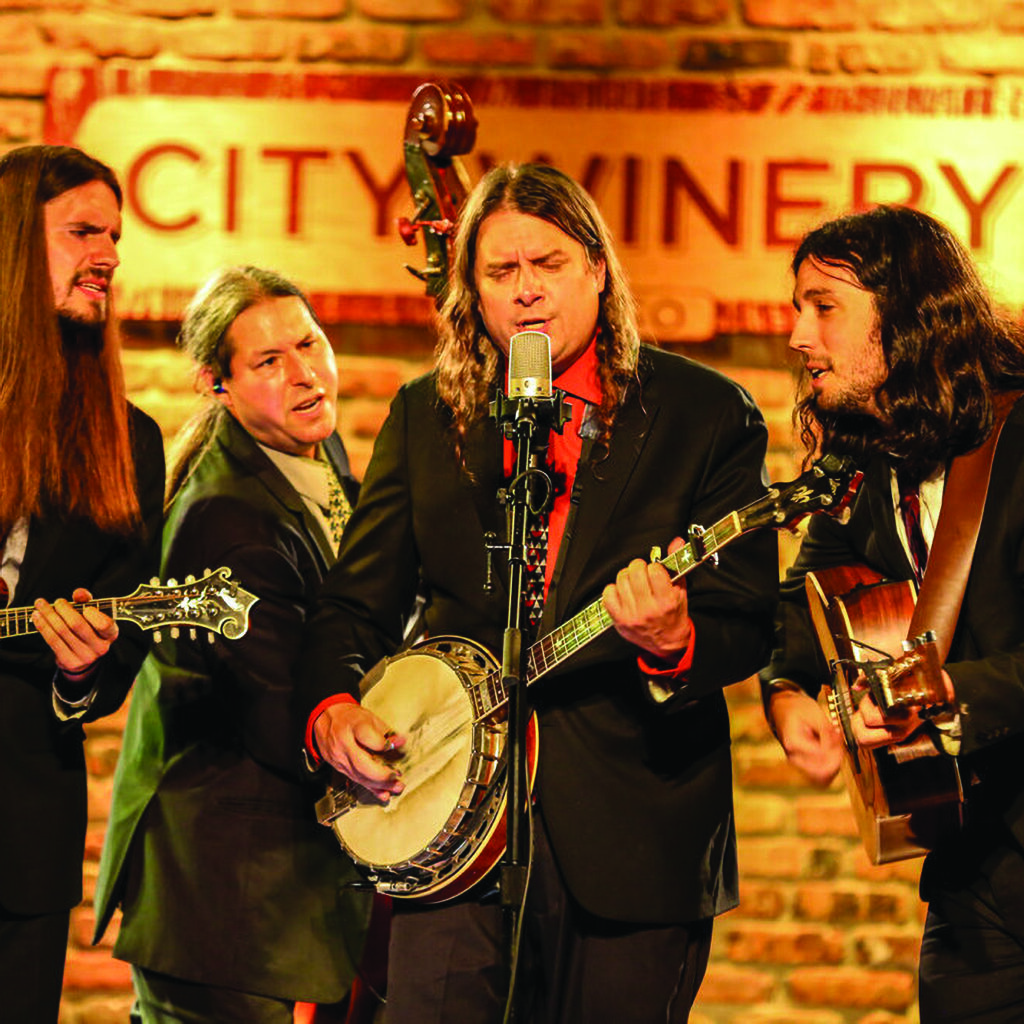 The Henhouse Prowlers (left to right) Jake Howard, Jon Goldfine, Ben Wright and Chris Dollar