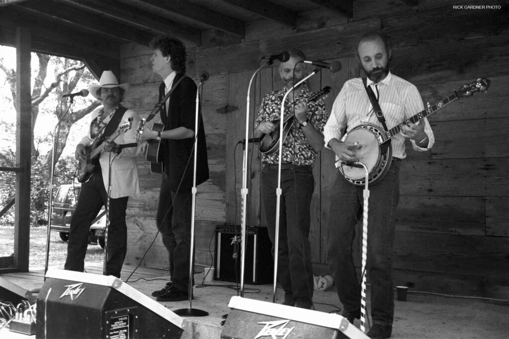 Special Consensus in 1980s (left to right) Dallas Wayne, Robbie Fulks, Tim Wilson and Greg Cahill