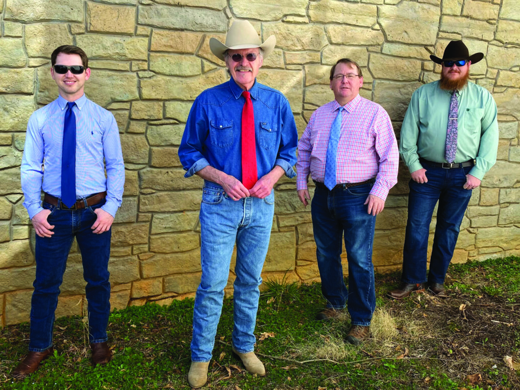 Terry Baucom and the Dukes of Drive (left to right):  Clint Coker, Terry Baucom, Joe Hannabach and Will Clark