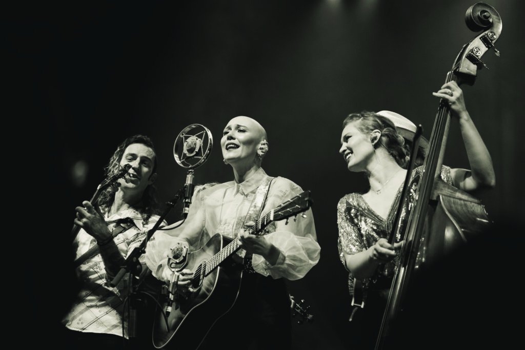 Kyle Tuttle, Molly Tuttle and Shelby Means. // Photo by owens photography