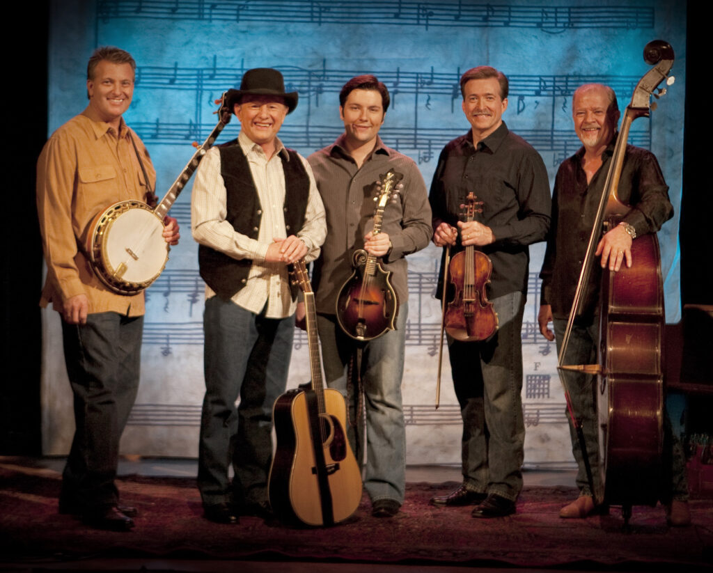 Mike Scott with Ronnie Reno & The Reno Tradition.  Reno's Old Time Music-RFD TV.   //  Photo by Brenda McClaren