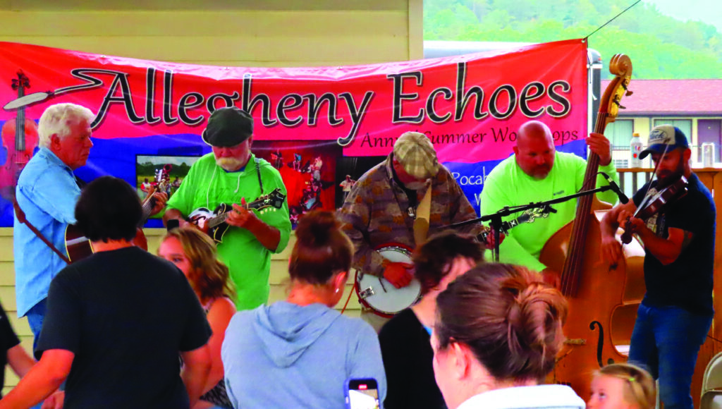 The Bing Brothers with Jake Krack performing for the Allegheny Echoes square dance.