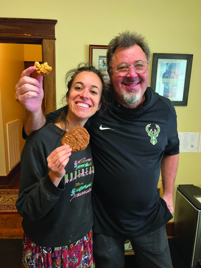 Brittany Haas and Vince Gill. Photo by tony trischka