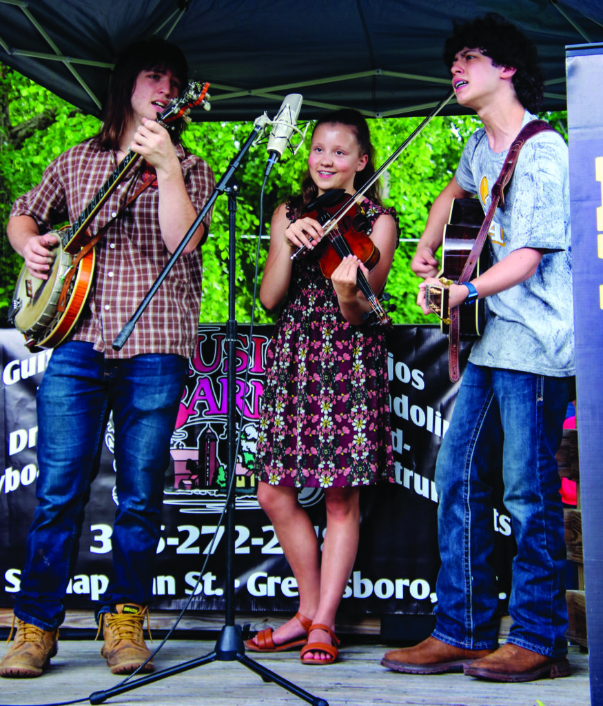 Past and present HSL scholarship winners: Ettimore Buzzi, Hollace Oakes, and JonPaul Sepulveda.  Photo by G Nicholas Hancock
