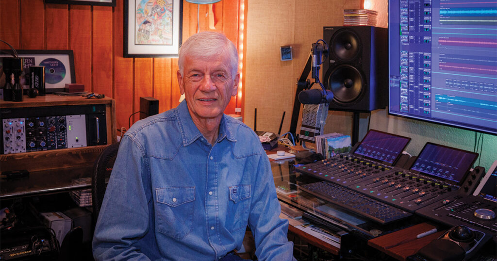 Orin Friesen in his studio. Photo by Jesse Friesen.