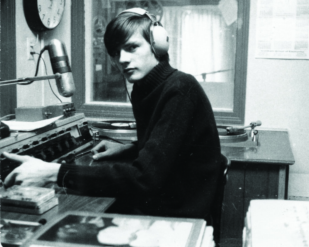 Orin Friesen doing an early bluegrass show in 1968. Photo Courtesy of Orin Friesen