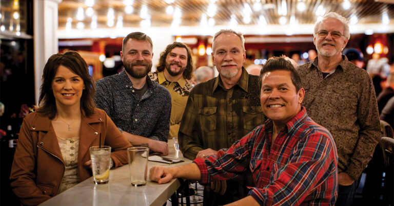 (L to R) Kristin Scott Benson, John Bryan, Jamie Harper, Danny Roberts, Jamie Johnson and Terry Smith. Photo by Laci Mack