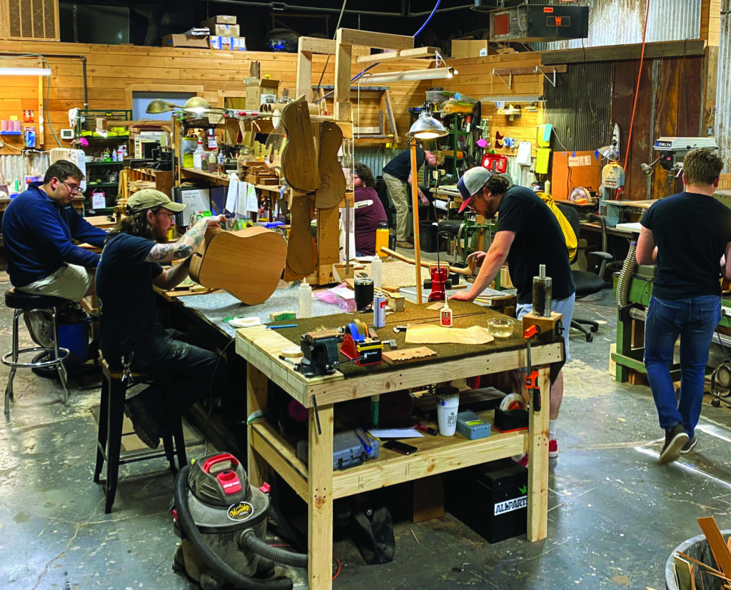 The Gallagher Guitar shop in Murfreesboro, Tennessee