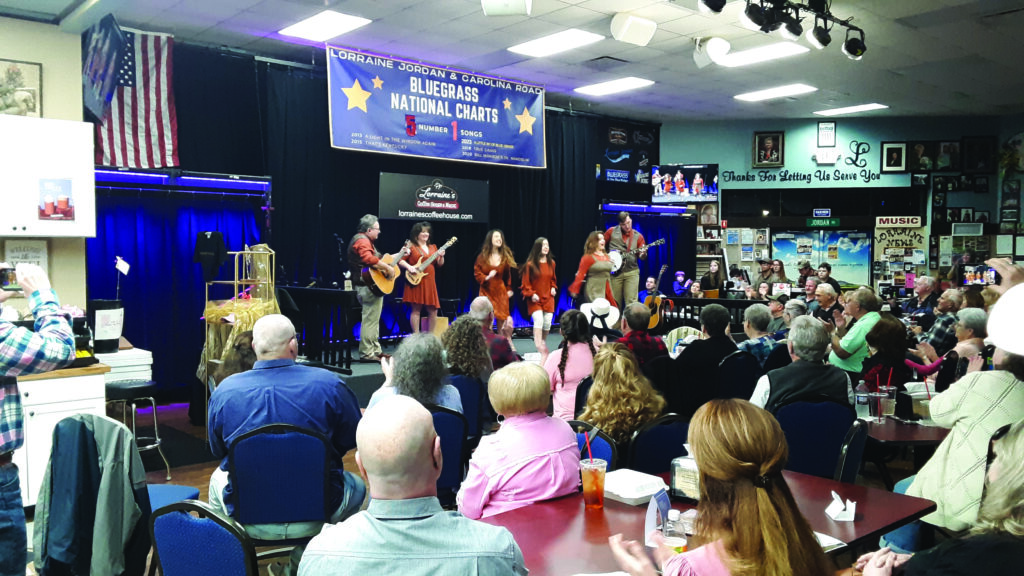 Williamson Branch performing at Lorraine’s Coffehouse. //  Photo by Bob Webster