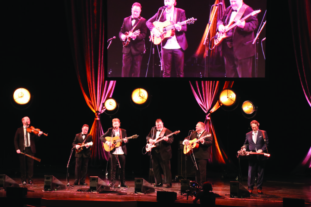 Authentic Unlimited performs at the IBMA Awards Show with IBMA Hall of Fame inductee Jerry Douglas