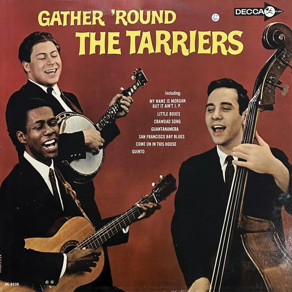 Marshall Brickman (on bass) as a member of The Tarriers, ca. 1964. Others in the photo include Eric Weissberg on banjo and Clarence Cooper on guitar.