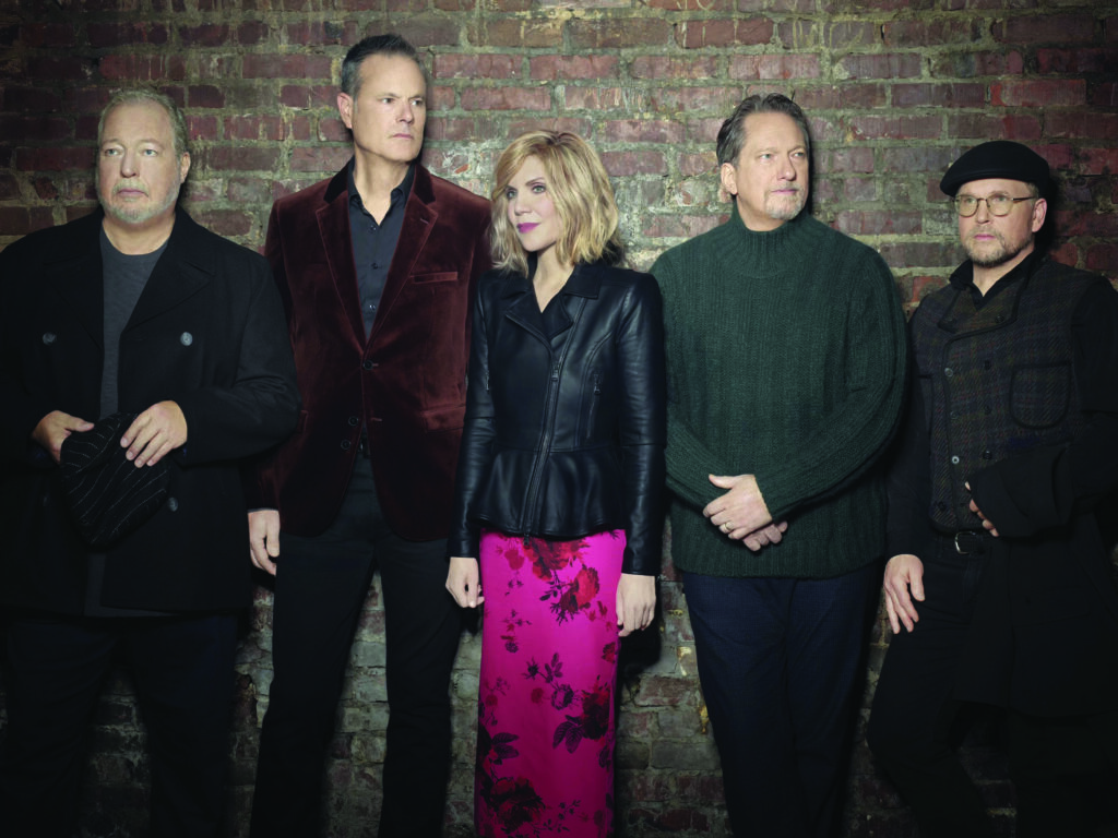 Alison Krauss and Union Station (left to right) Russell Moore, Barry Bales, Alison Krauss, Jerry Douglas and Ron Block.