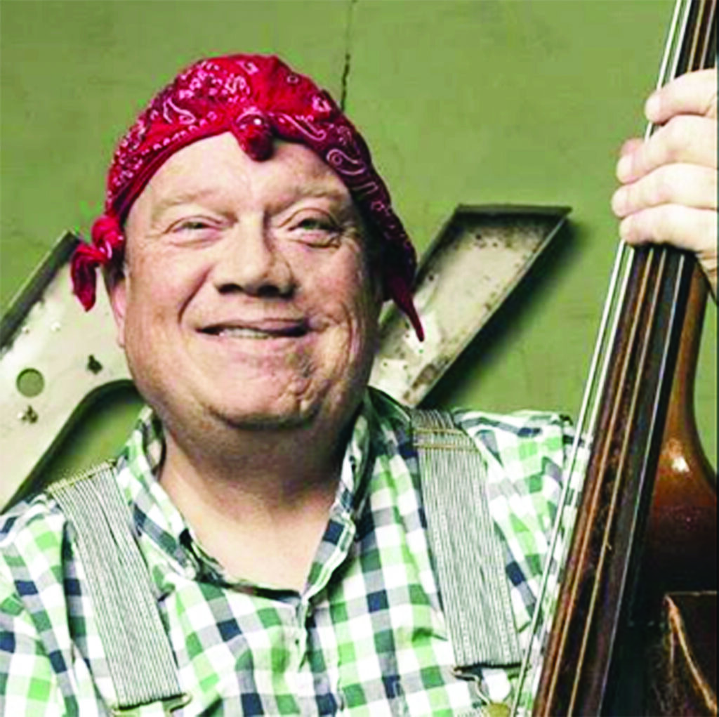 Ernie Sykes, as a member of the Tennessee Mafia Jug Band.